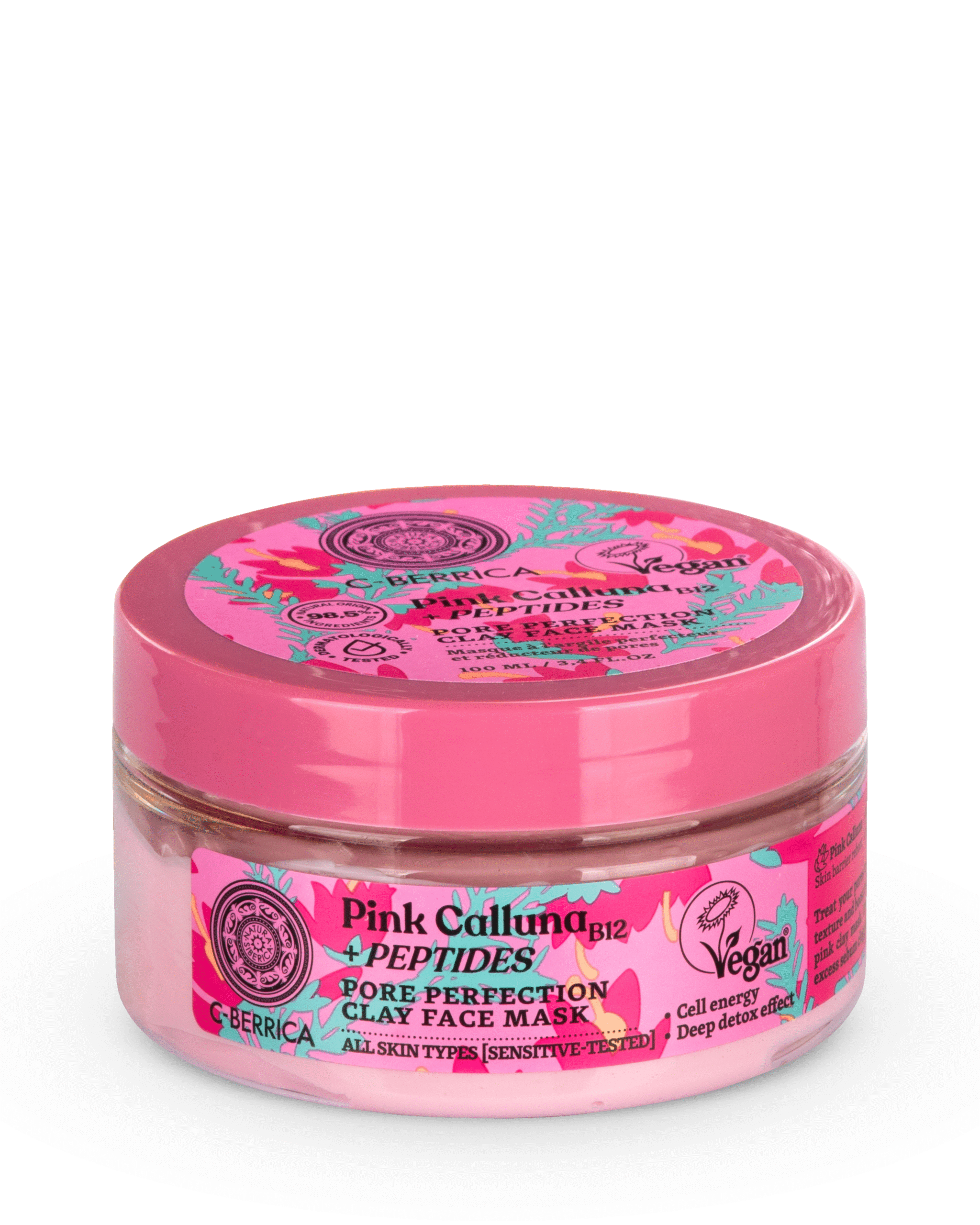 Pink Calluna C-Berrica Clay Mask for Face